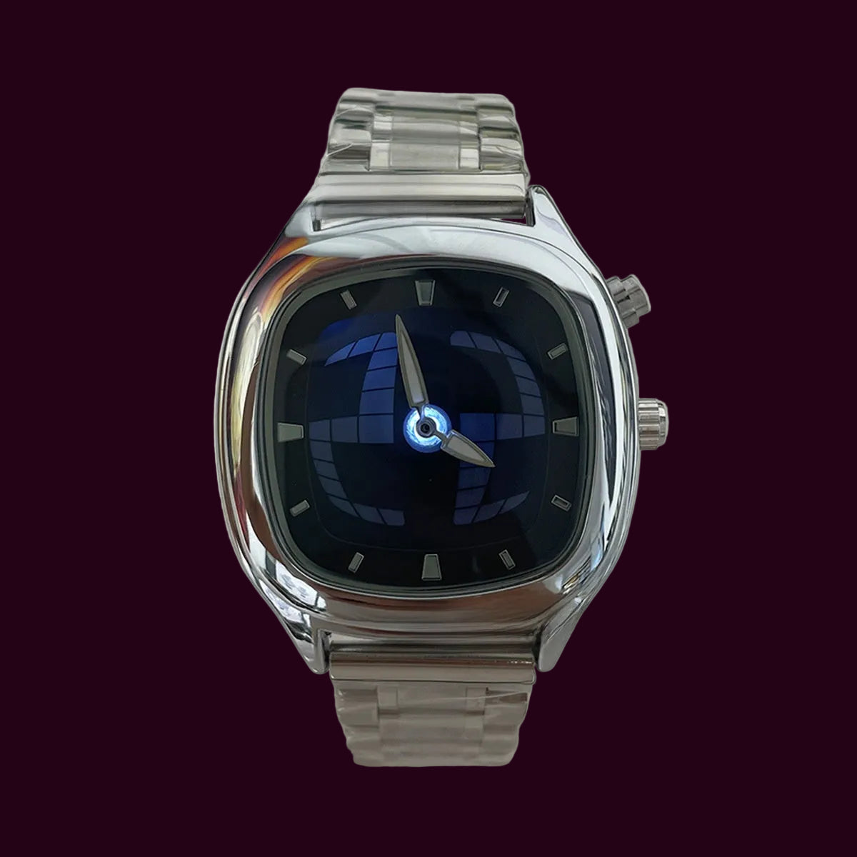 Vintage Dual-Display Quartz Watch