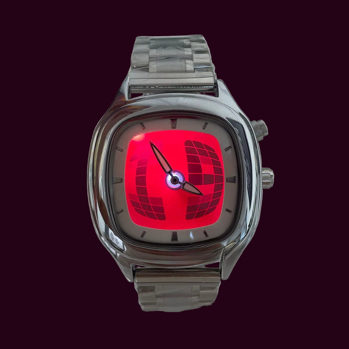 Vintage Dual-Display Quartz Watch