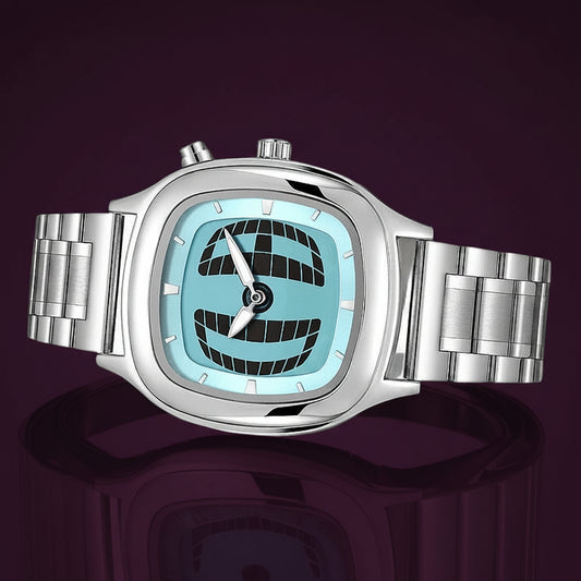 Vintage Dual-Display Quartz Watch