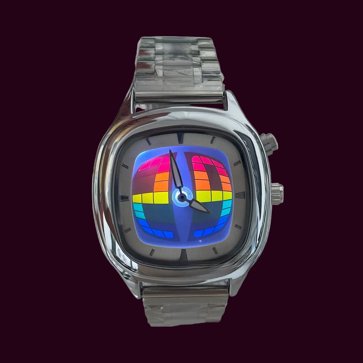 Vintage Dual-Display Quartz Watch