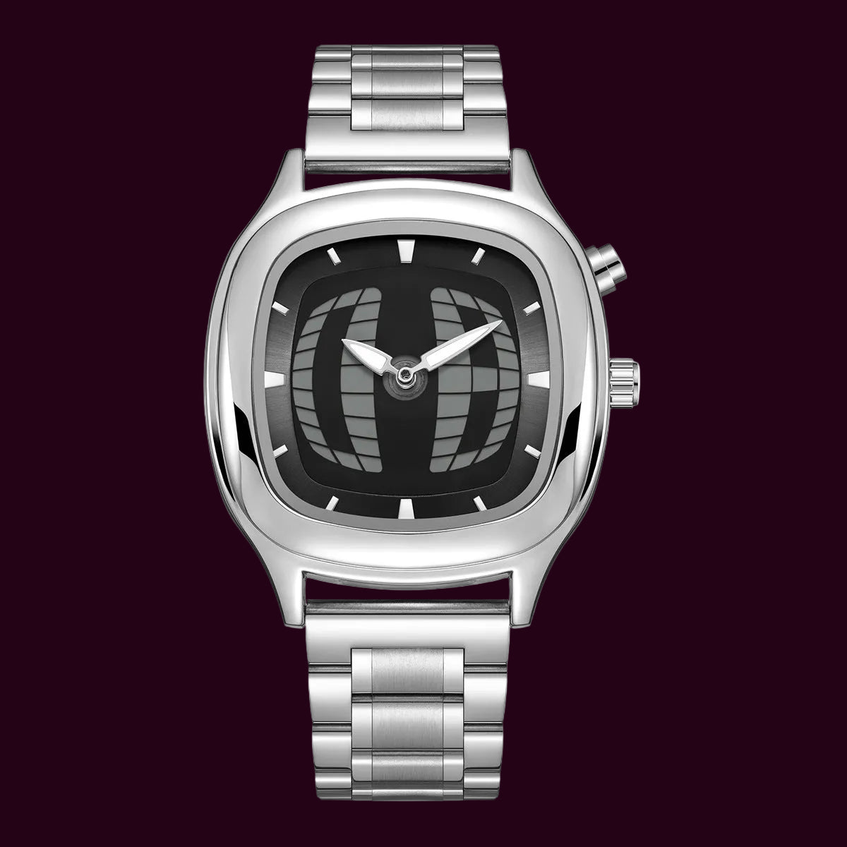 Vintage Dual-Display Quartz Watch